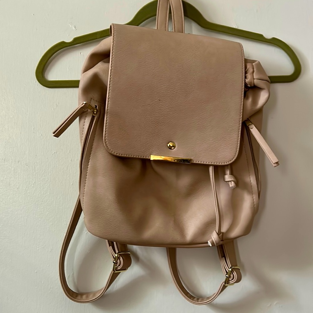 Mossimo Blush Backpack with Gold Hardware